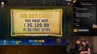 SONOFZEUS & ΧΤΑΠΟΔΙΑΣ HUGE WIN ΣΤΟ BIG BASS SECRETS OF THE GOLDEN LAKE (35.000€)