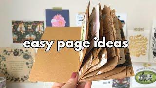 Let's decorate free brown paper pages  ️ Junk journal ideas & process