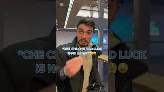 Opening  an umbrella inside in front of my Italian husband 
