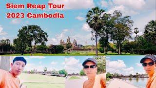 Cambodia 2023 | Angkor Wat Temple Tour | Relax Holiday with Phirom Walker | Lovely Natural 4K