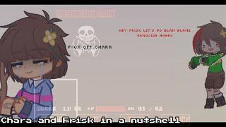 Chara and Frisk in a nutshell | Sh-tpost | Gacha Club