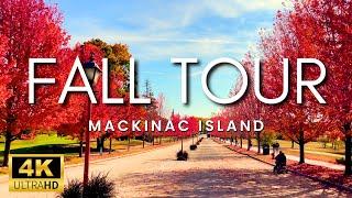 Incredible Fall Foliage On Mackinac Island | Beautiful Autumn Color Tour 2024 With Peaceful Music