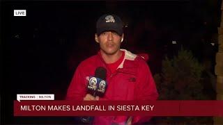 Hurricane Milton makes landfall in Siesta Key