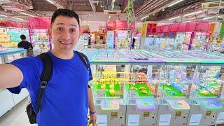 The World's Largest Claw Machine Arcade in Japan!