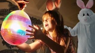 HiDDEN EASTER SURPRiSE!!  What's inside our Egg Decorations? Finding a Best Day Ever with a Bunny