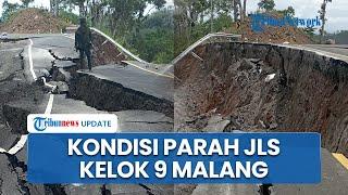 Potret Kondisi Parah Jalur Nasional Kelok 9 Pasca Longsor, Kanan-Kiri  Jalan Retak Tak Bisa Dilewati