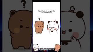 Bubu never  listen to dudu ? | Bubu Dudu | Goma Peach |Animation | Cute couple