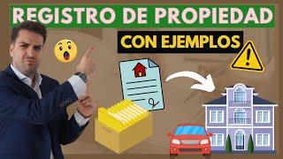   El REGISTRO DE LA PROPIEDAD: ¿Qué es? ¿Cómo funciona?【 DESCÚBRELO  con EJEMPLOS fáciles】