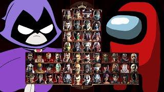 Mortal Kombat 9 - Expert Tag Ladder (RAVENA TEEN TITANS & AMONG US) - Gameplay @(1080p) - 60ᶠᵖˢ 