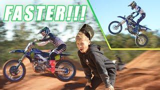 Special Guest Jagger Craig Coaching Hudson | Haiden Shredding Private Supercross Track!