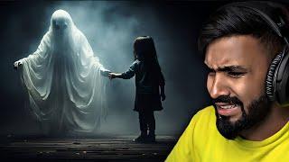 MY PARENTS LEFT ME ALONE WITH A GHOST | HORROR GAME | TECHNO GAMERZ