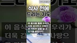 식사기도 / 식사할때 드리는 기도 / 식사하기전 드리는 기도