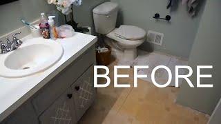 My Ugly "BEFORE" Bathroom Makeovers! - Thrift Diving