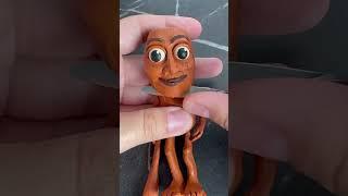 Omg  lizard  tung tung meme #shorts #clay