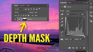 Have you seen this HIDDEN WAY to make Depth-Based Adjustments in Photoshop?