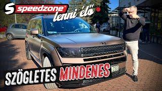 Speedzone live: Hyundai Santa Fe Plug-in hibrid Executive 2025: Szögletes mindenes