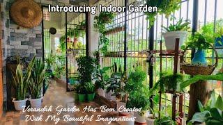 Verandah garden is created with my beautiful imaginations /Introducing my pretty fall indoor garden