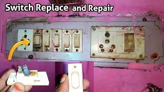 How to Modular Switch Replace and Repair   at Home / Gowri Tech