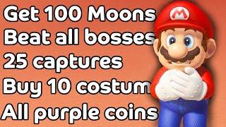 Mario Odyssey speedrun bingo is incredibly challenging...