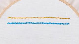 Embroidery 101: How to Embroider a Twisted Chain Stitch