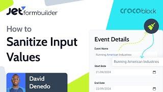 How to Sanitize Input Values in Text and Textarea Fields of WordPress Forms | JetFormBuilder