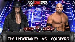 Full Match - The Undertaker vs Goldberg: Cyber Sunday | WWE 2K22