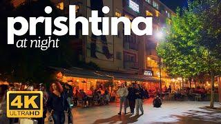 Night Walk in Prishtina | Dardania to City Center 4K 60fps