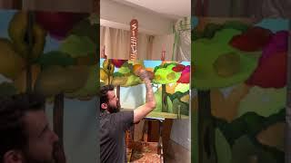 Painting 'Van Go' Surrealism Landscape Art!