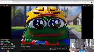 Tyler1 Reacts to "Spending time without your favourite streamer - Peepo Animation" w/ Chat