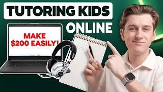 How to Earn Money Tutoring Kids Online (EASIEST Side Hustle For College Students)