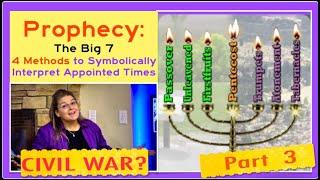 Part 3 CIVIL WAR NEXT? Rhonda Pickering - Prophecy Big 7 & 4 Methods to Symbolically Interpret