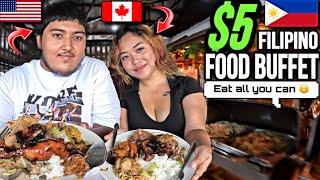 Foreigners Try Authentic Filipino Food In The Philippines! (Unlimited Filipino Buffet)