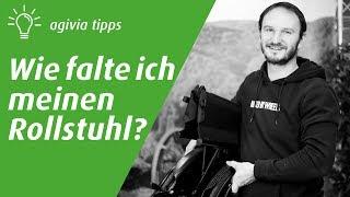 David erklärt, wie du deinen Rollstuhl für den Transport faltest!