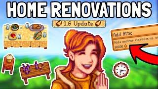 We Got Amazing New Home Renovations in Stardew Valley 1.6!