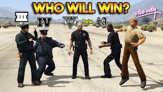 WHICH COP WILL WIN? (GTA 5 VS GTA 4 VS GTA SAN VS GTA VC VS GTA 3)