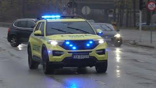 [Ford Explorer Legevakt] Bergen Ambulance Service responding code 3 with lights and sirens