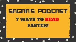 BME Podcast| 7 ways to READ faster that actually works!