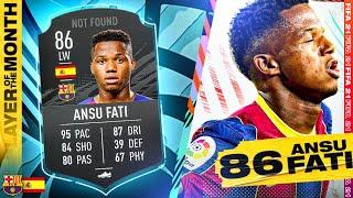 SHOULD YOU DO THE SBC?! 86 POTM ANSU FATI REVIEW! FIFA 21 Ultimate Team