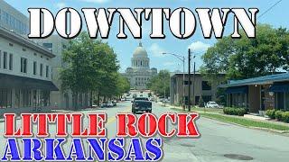 Little Rock - Arkansas - 4K Downtown Drive