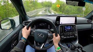 2022 Lexus LX600 Ultra Luxury - POV First Drive (Binaural Audio)