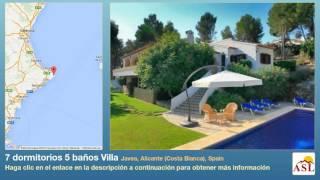 7 dormitorios 5 baños Villa se Vende en Javea, Alicante (Costa Blanca), Spain