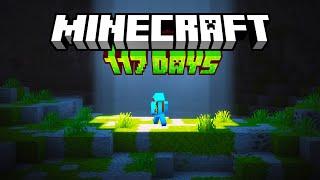 Surviving 117 Days In The Minecraft Caves