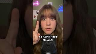 $1 VS $1,000 Head Massage ‍️ #asmr