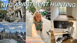 NYC APARTMENT HUNTING GUIDE: renting advice/tips, Manhattan 2bed & 3bed tours with 2023 rent prices!