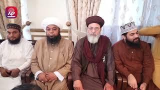 A delegation of Ulema Mashaikhs meets Governor Punjab Sardar Salim Haider Khan Lahore | APP