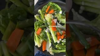 Steamed Vegetables For Dinner #weightloss