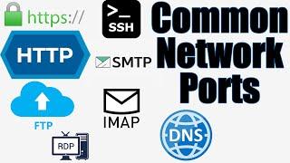 Common Network Ports and Protocols