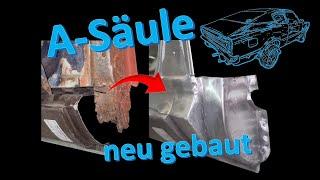 rostige A-Säule neu gebaut - Ford Taunus Restaurierung #9