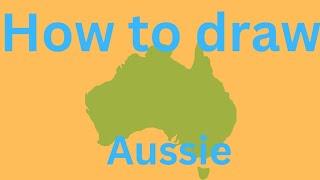 how to draw australia super easy draw ×2