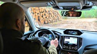 2024 Subaru Forester E-Boxer in the forest | POV driving | 4K HDR